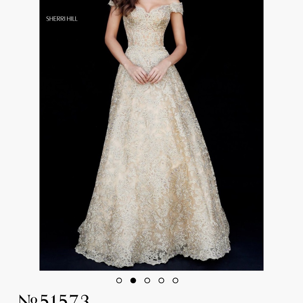 This was worn once to prom. Bought for $850 selling for $500. Size 12